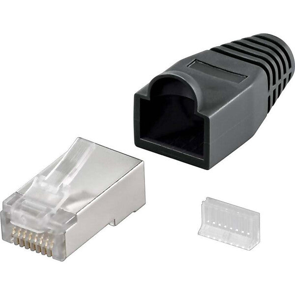 Goobay RJ45 Stecker Cat5e STP geschirmt,bl 68749